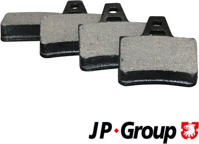 JP Group 3163700310 - Комплект спирачно феродо, дискови спирачки vvparts.bg