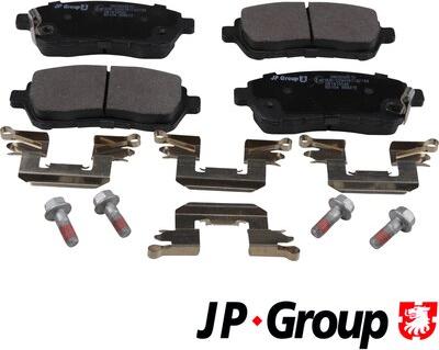 JP Group 3863604610 - Комплект спирачно феродо, дискови спирачки vvparts.bg