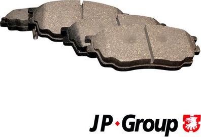 JP Group 3863600710 - Комплект спирачно феродо, дискови спирачки vvparts.bg