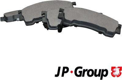 JP Group 3863601110 - Комплект спирачно феродо, дискови спирачки vvparts.bg