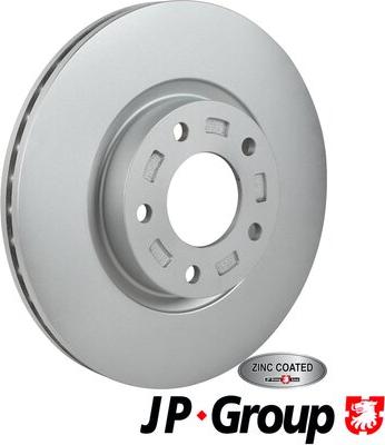 JP Group 3863100800 - Спирачен диск vvparts.bg