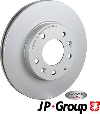 JP Group 3863101500 - Спирачен диск vvparts.bg