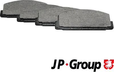 JP Group 3863700710 - Комплект спирачно феродо, дискови спирачки vvparts.bg