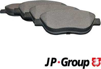 JP Group 3363601710 - Комплект спирачно феродо, дискови спирачки vvparts.bg