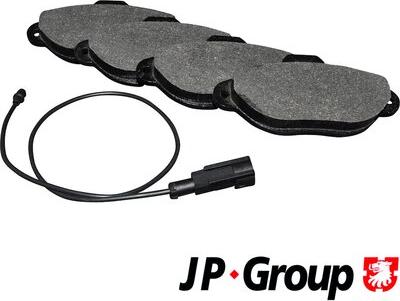 JP Group 3363602110 - Комплект спирачно феродо, дискови спирачки vvparts.bg