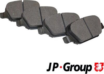 JP Group 3363700510 - Комплект спирачно феродо, дискови спирачки vvparts.bg