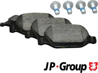 JP Group 3363700110 - Комплект спирачно феродо, дискови спирачки vvparts.bg