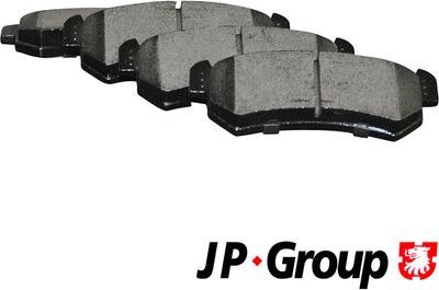 JP Group 3263700310 - Комплект спирачно феродо, дискови спирачки vvparts.bg