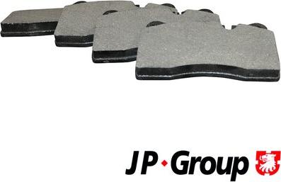 JP Group 3763600510 - Комплект спирачно феродо, дискови спирачки vvparts.bg