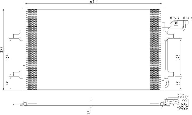 JPN 60C9149-JPN - Кондензатор, климатизация vvparts.bg