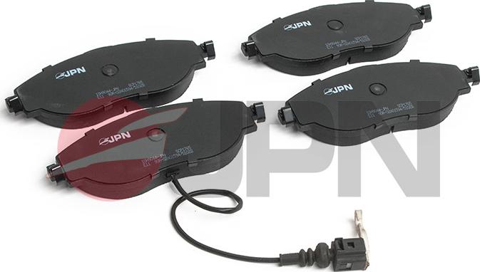 JPN 10H9044-JPN - Комплект спирачно феродо, дискови спирачки vvparts.bg