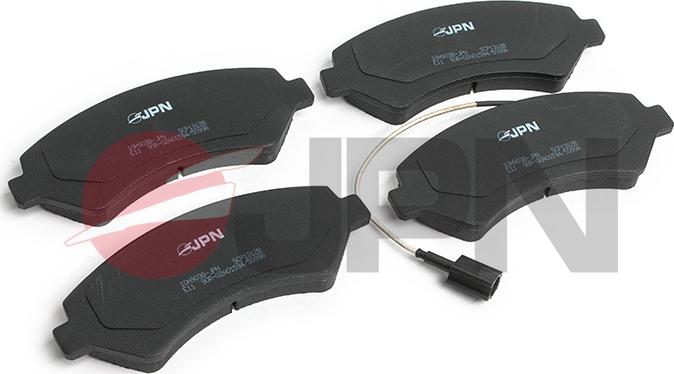 JPN 10H9038-JPN - Комплект спирачно феродо, дискови спирачки vvparts.bg