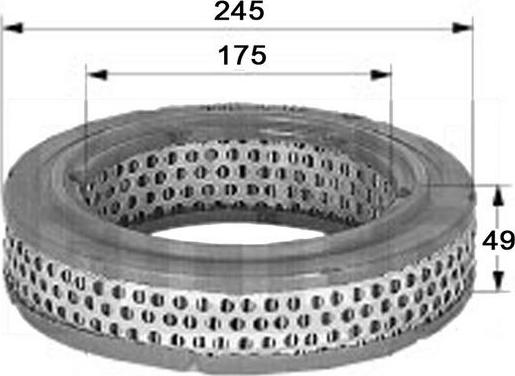 JS Asakashi A0223 - Въздушен филтър vvparts.bg