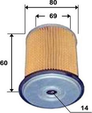 JS Asakashi FE1001 - Горивен филтър vvparts.bg