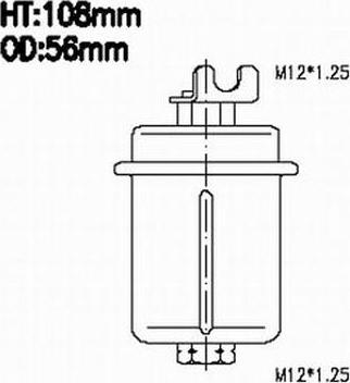 JS Asakashi FS9040 - Горивен филтър vvparts.bg