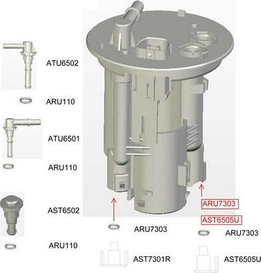 JS Asakashi FS6505U - Горивен филтър vvparts.bg