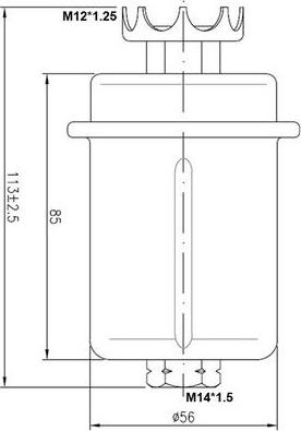 JS Asakashi FS6005U - Горивен филтър vvparts.bg