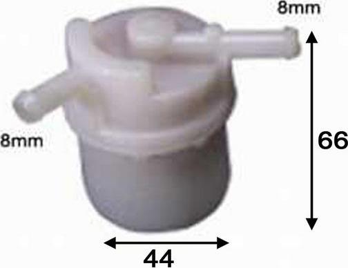 JS Asakashi FS814J - Горивен филтър vvparts.bg