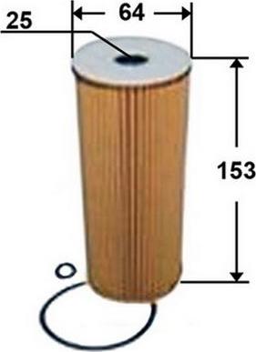 JS Asakashi OE0031 - Маслен филтър vvparts.bg