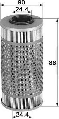 JS Asakashi OE1008 - Маслен филтър vvparts.bg