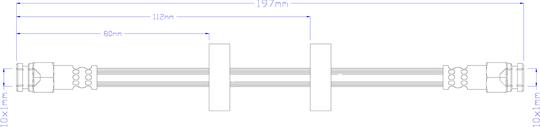 Juratek JBH1665 - Спирачен маркуч vvparts.bg