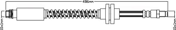 Juratek JBH1064 - Спирачен маркуч vvparts.bg