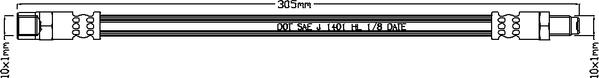 Juratek JBH1062 - Спирачен маркуч vvparts.bg