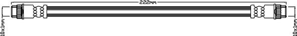 Juratek JBH1008 - Спирачен маркуч vvparts.bg