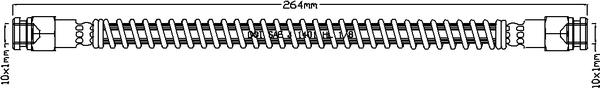 Juratek JBH1071R - Спирачен маркуч vvparts.bg