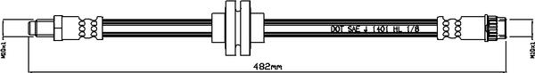 Juratek JBH1143 - Спирачен маркуч vvparts.bg