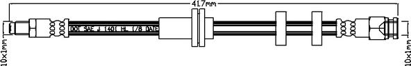 Juratek JBH1321 - Спирачен маркуч vvparts.bg