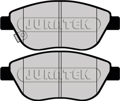 Juratek JCP4458 - Комплект спирачно феродо, дискови спирачки vvparts.bg