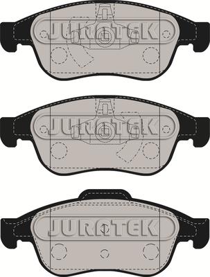 Juratek JCP4180 - Комплект спирачно феродо, дискови спирачки vvparts.bg