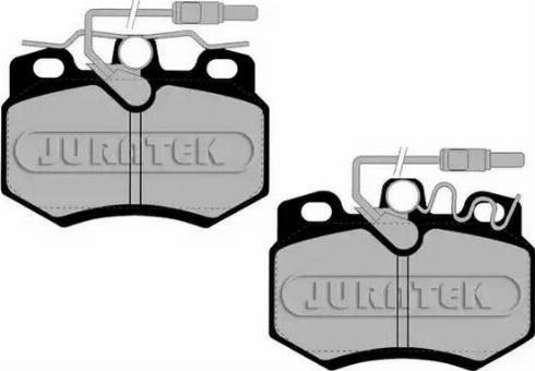 Juratek JCP434 - Комплект спирачно феродо, дискови спирачки vvparts.bg