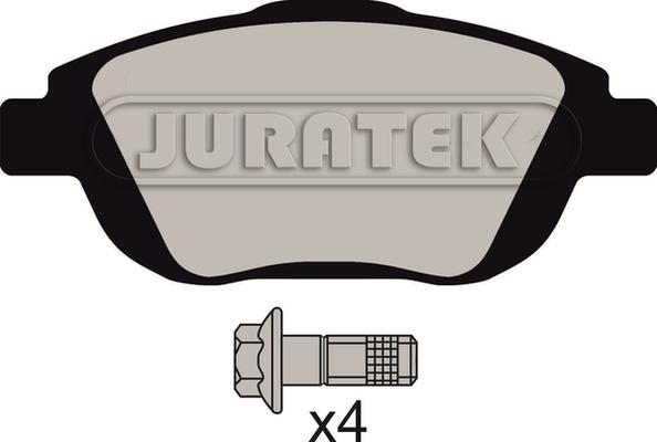 Juratek JCP4288 - Комплект спирачно феродо, дискови спирачки vvparts.bg