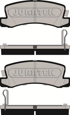 Juratek JCP478 - Комплект спирачно феродо, дискови спирачки vvparts.bg