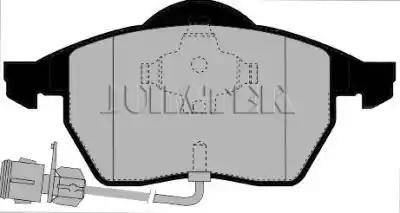 Juratek JCP590 - Комплект спирачно феродо, дискови спирачки vvparts.bg