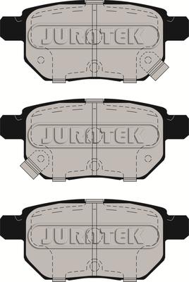 Juratek JCP044 - Комплект спирачно феродо, дискови спирачки vvparts.bg