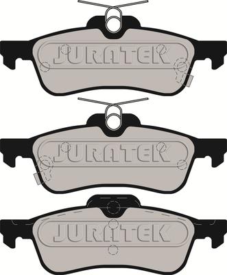 Juratek JCP050 - Комплект спирачно феродо, дискови спирачки vvparts.bg