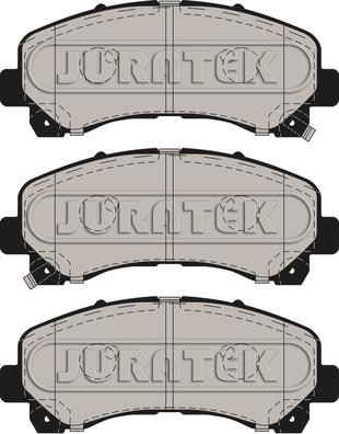 Juratek JCP012 - Комплект спирачно феродо, дискови спирачки vvparts.bg