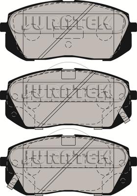 Juratek JCP028 - Комплект спирачно феродо, дискови спирачки vvparts.bg