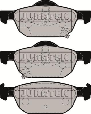 Juratek JCP077 - Комплект спирачно феродо, дискови спирачки vvparts.bg