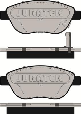 Juratek JCP193 - Комплект спирачно феродо, дискови спирачки vvparts.bg