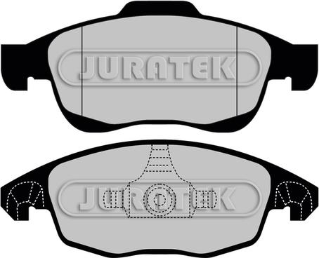 Juratek JCP1971 - Комплект спирачно феродо, дискови спирачки vvparts.bg