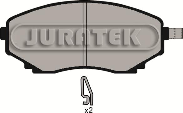 Juratek JCP1445 - Комплект спирачно феродо, дискови спирачки vvparts.bg