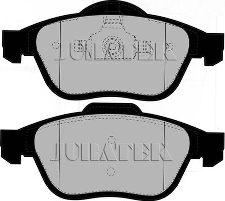Juratek JCP1441 - Комплект спирачно феродо, дискови спирачки vvparts.bg