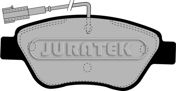 Juratek JCP1466 - Комплект спирачно феродо, дискови спирачки vvparts.bg