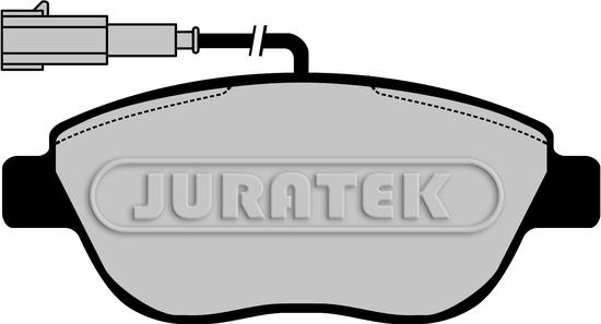 Juratek JCP1467 - Комплект спирачно феродо, дискови спирачки vvparts.bg