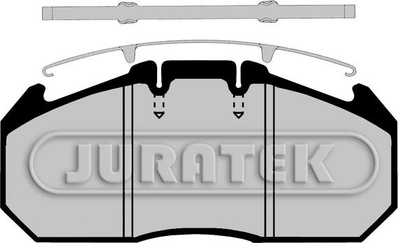 Juratek JCP1404 - Комплект спирачно феродо, дискови спирачки vvparts.bg