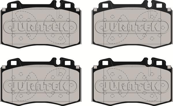 Juratek JCP1426 - Комплект спирачно феродо, дискови спирачки vvparts.bg